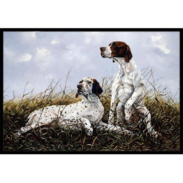 Carolines Treasures Carolines Treasures HMHE0011JMAT English Pointer by Michael Herring Indoor or Outdoor Mat; 24 x 36 HMHE0011JMAT - main